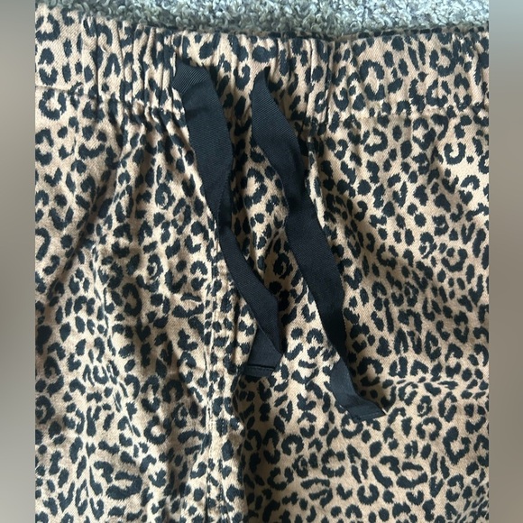Land’s End 100% cotton cheetah print lounge pants size medium 10-12 - Picture 3 of 9